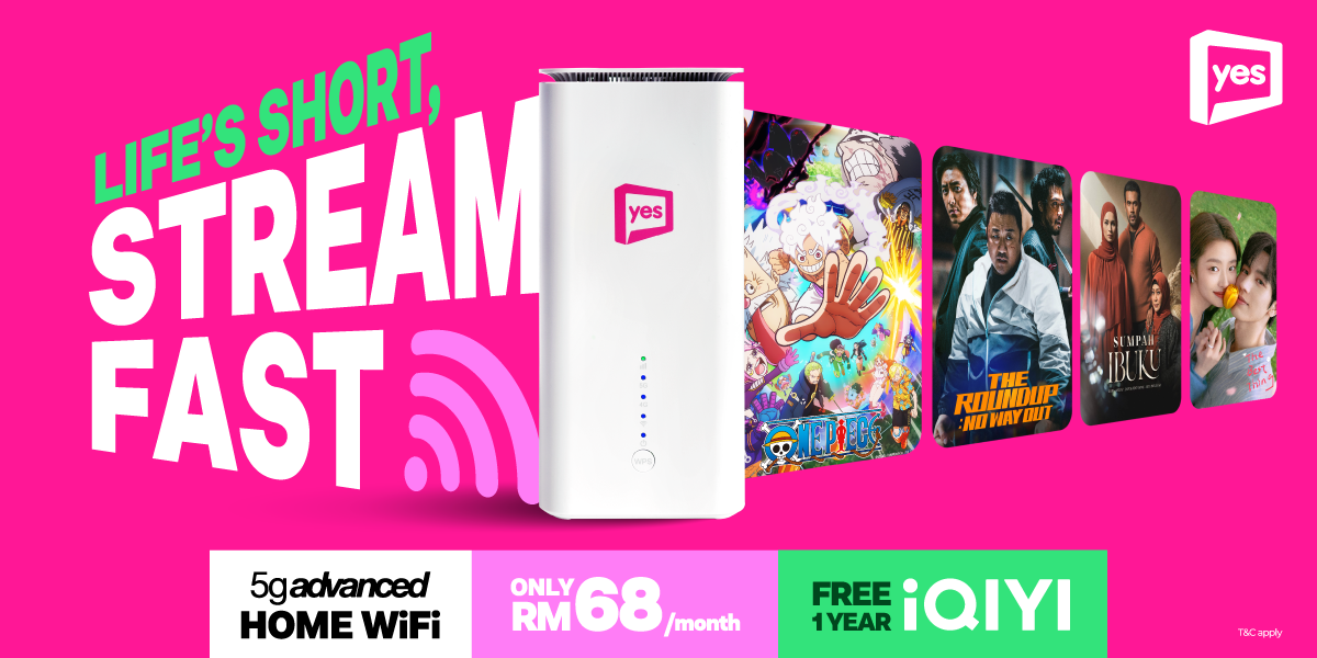 Yes 5g advanced Broadband + iQIYI