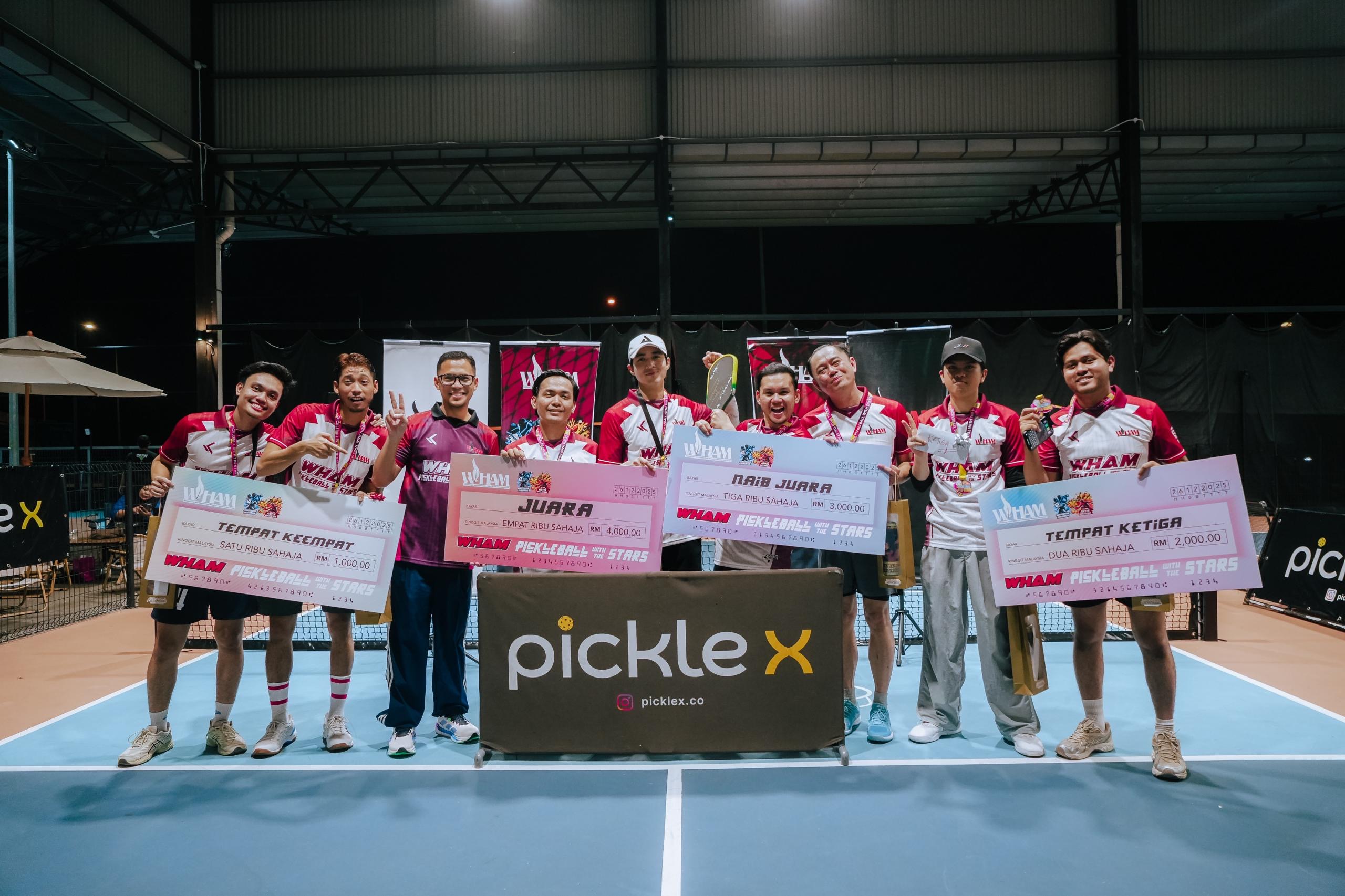 Wham Pickleball With The Stars meriah, satukan satukan pengamal media, artis