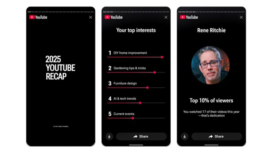 YouTube Recap dan YouTube Music Recap  Kini Boleh Diakses