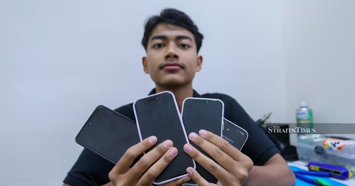 Young 'gadget doctor' earns four-figure income repairing phones
