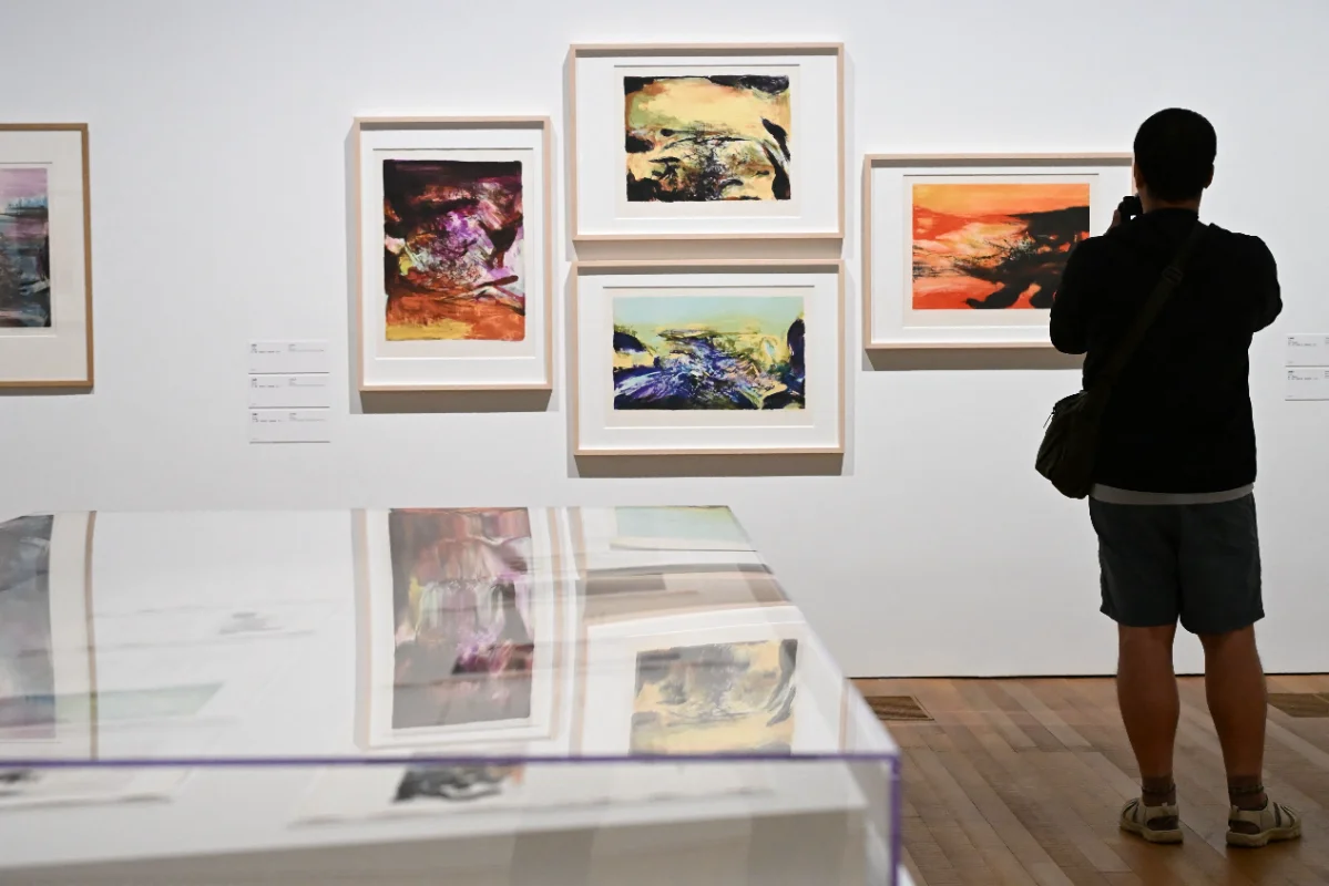 Zao Wou-Ki's first Asian print exhibition opens at Hong Kong's M+