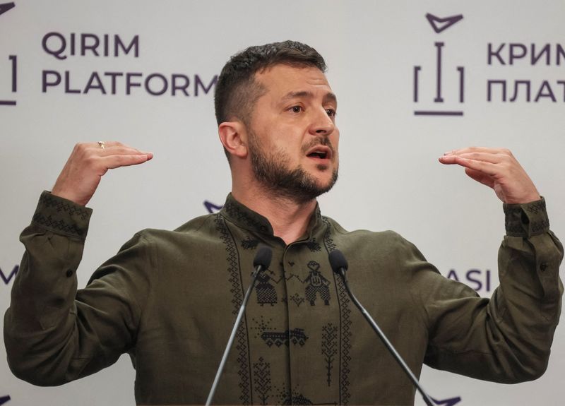 Zelenskiy says he discussed Ukraine reconstruction with U.S. officials