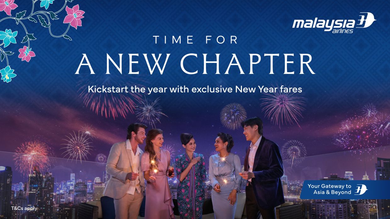 A new year of possibilities takes flight with Malaysia Airlines’ global “Time for New Chapters” campaign