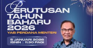 Anwar to outline country's direction for 2026 in New Year Address