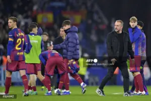 Barcelona snatch late derby win as Flick hails 'unbelievable' Garcia