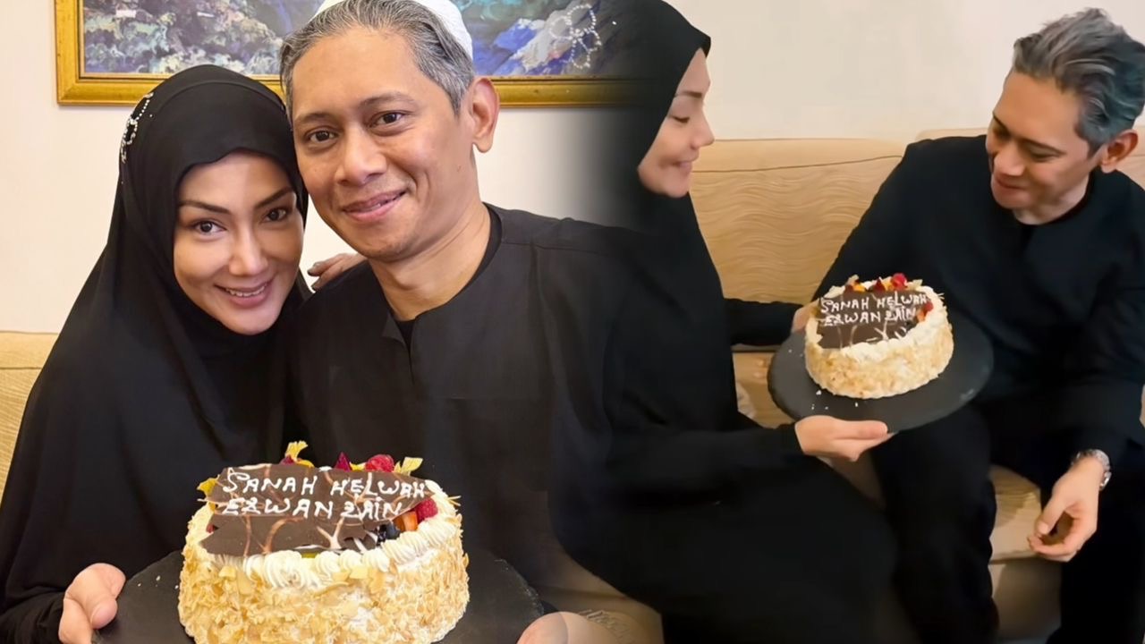 Bawakan kek, Erra Fazira buat kejutan hari lahir suami di Tanah Suci