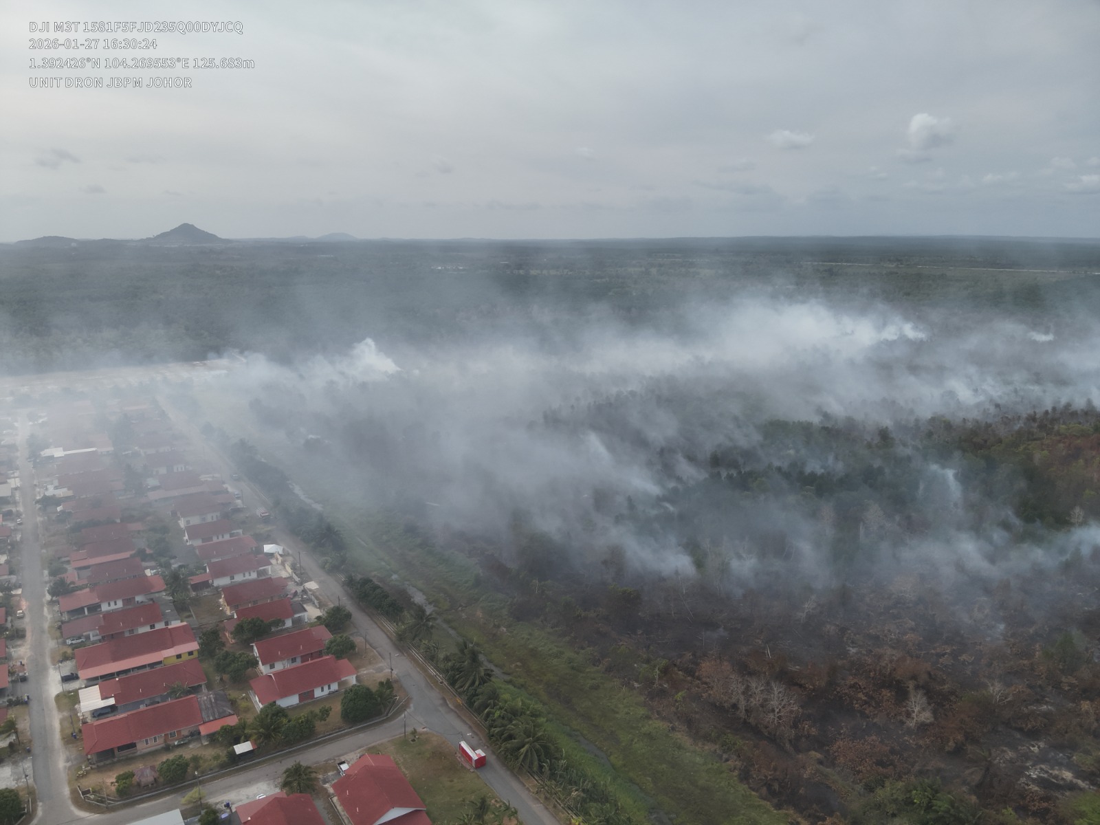 Bomba berjaya padam kebakaran hampir 50 hektar tanah gambut
