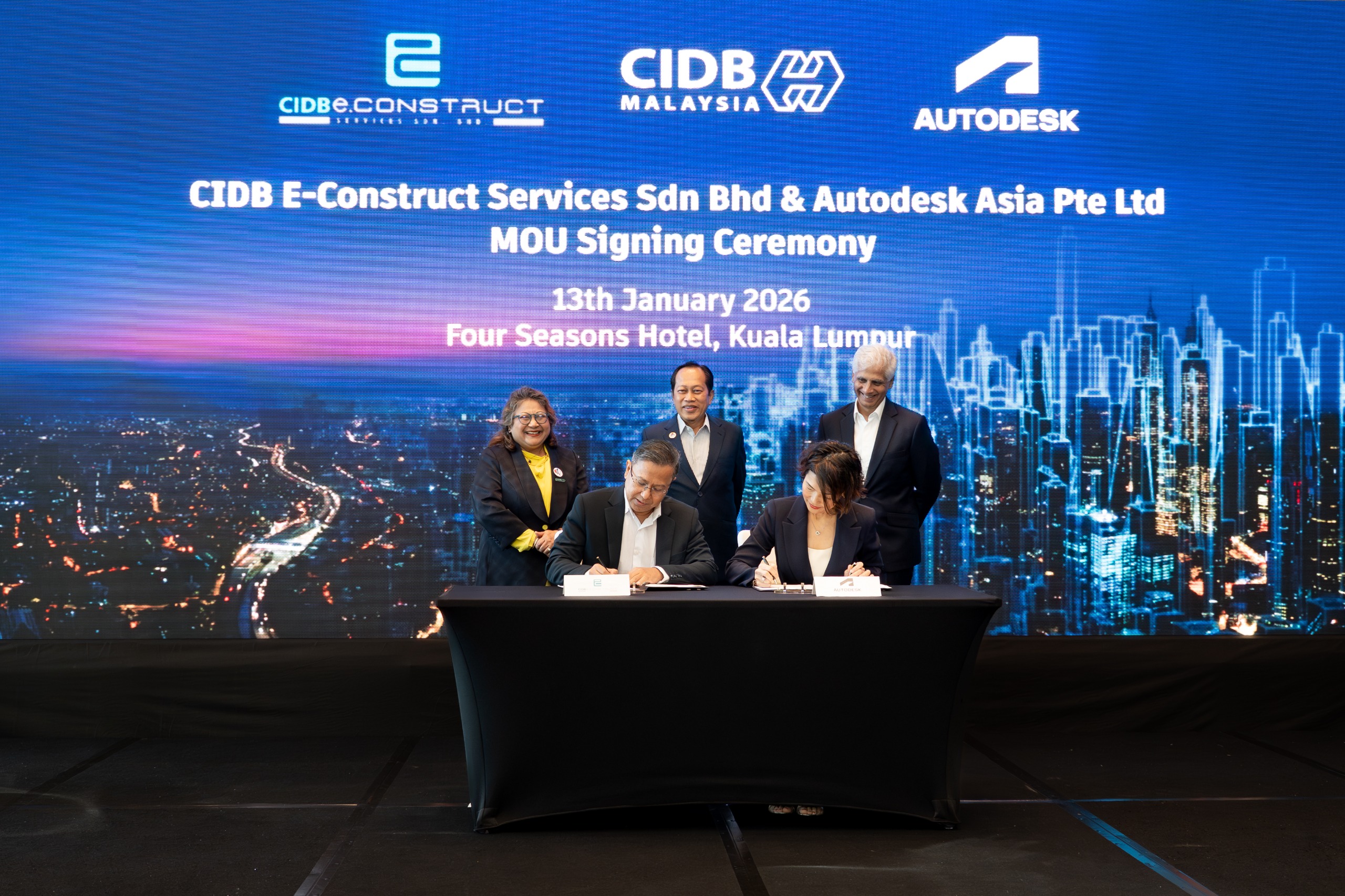 CIDB E-Construct, Autodesk meterai MoU pacu pendigitalan dan AI sektor pembinaan