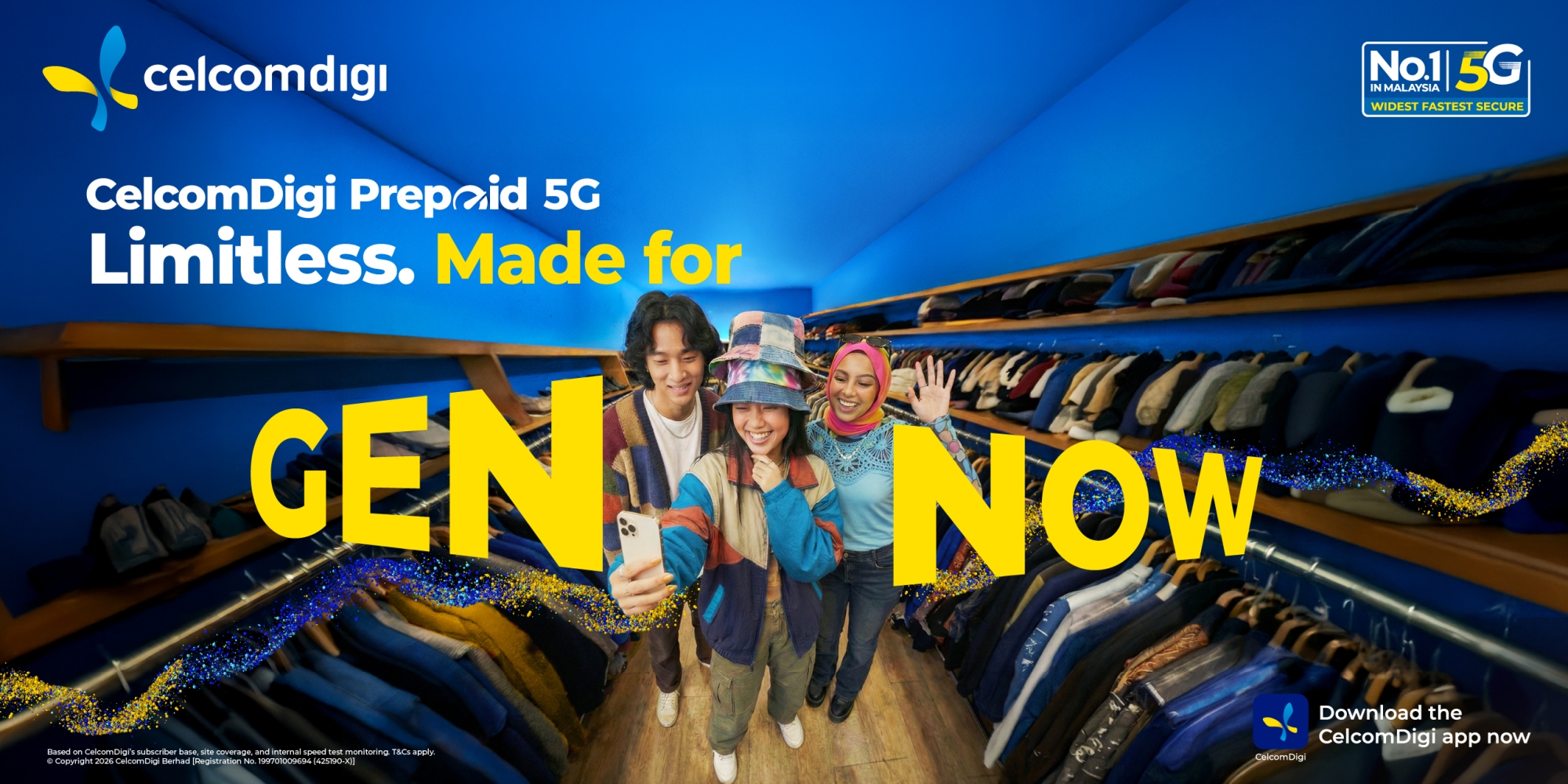 CelcomDigi Prepaid 5G passes