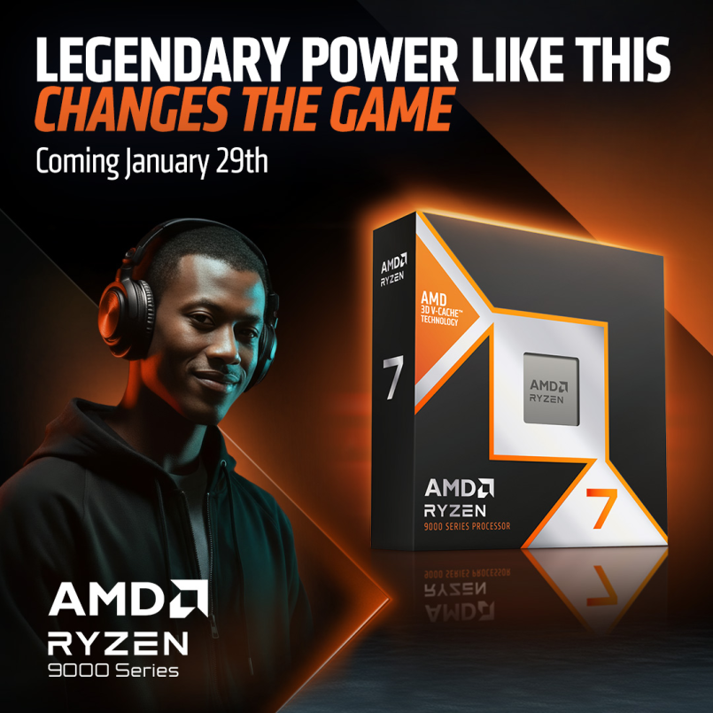 Cip Pemprosesan AMD Ryzen 7 9850X3D Mula Dijual Pada 29 Januari Dengan Harga $499