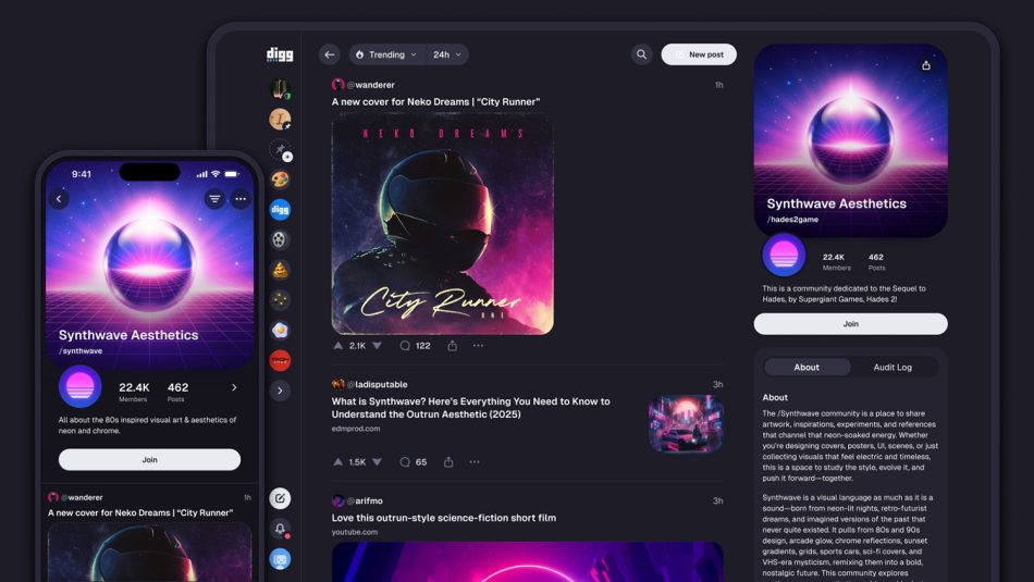 Digg Dilancarkan Semula Sebagai Media Sosial Ditetapkan Komuniti Bukan Algoritma