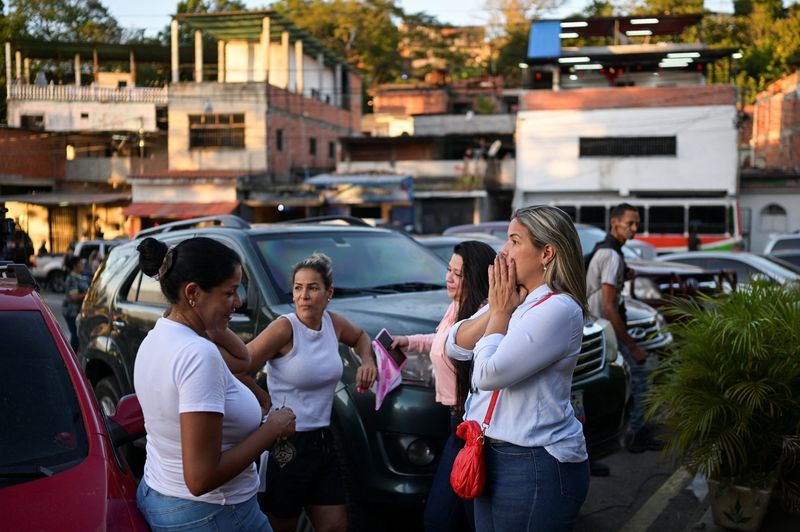 Families anxiously wait for prisoners to be released in Venezuela, just nine freed