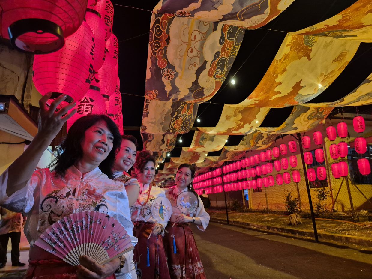 Female-led team transforms Machap Umboo village for Lunar New Year