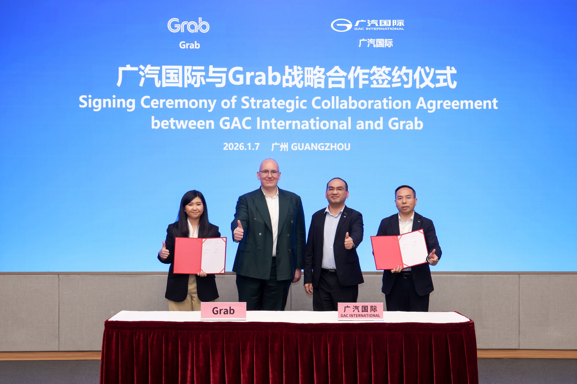 Grab To Roll Out 20,000 GAC EVs Across Southeast Asia