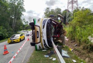 Kegagalan brek, pemanduan punca tragedi bas pelajar UPSI