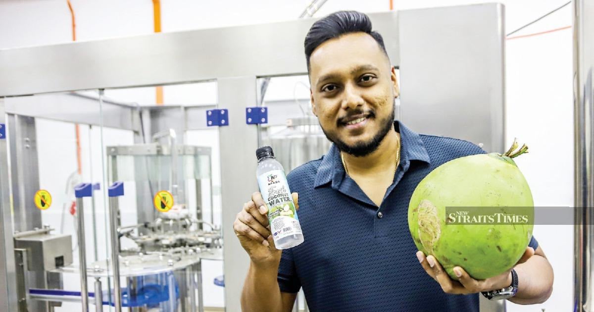 Local entrepreneur takes Malaysian coconut water to airline cabins
