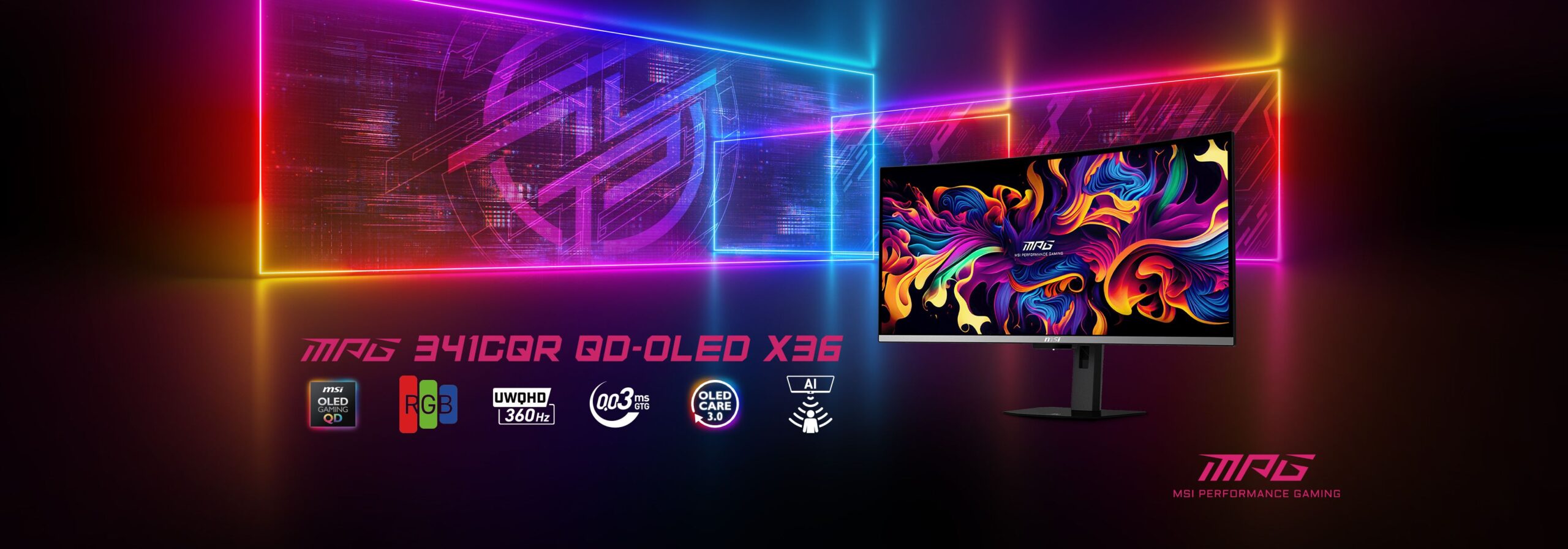 MSI Unveils MPG 341CQR QD-OLED X36 Monitor Ahead Of CES 2026