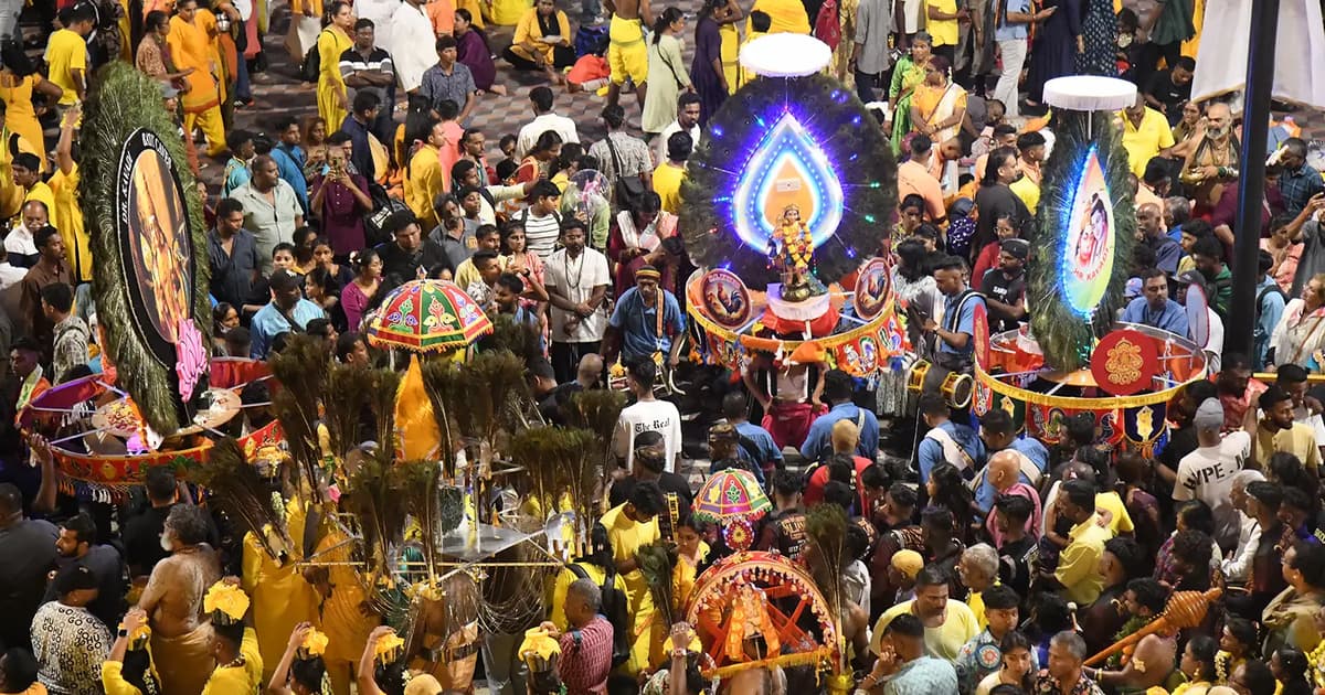 More than 1mil visitors expected for Thaipusam in Penang