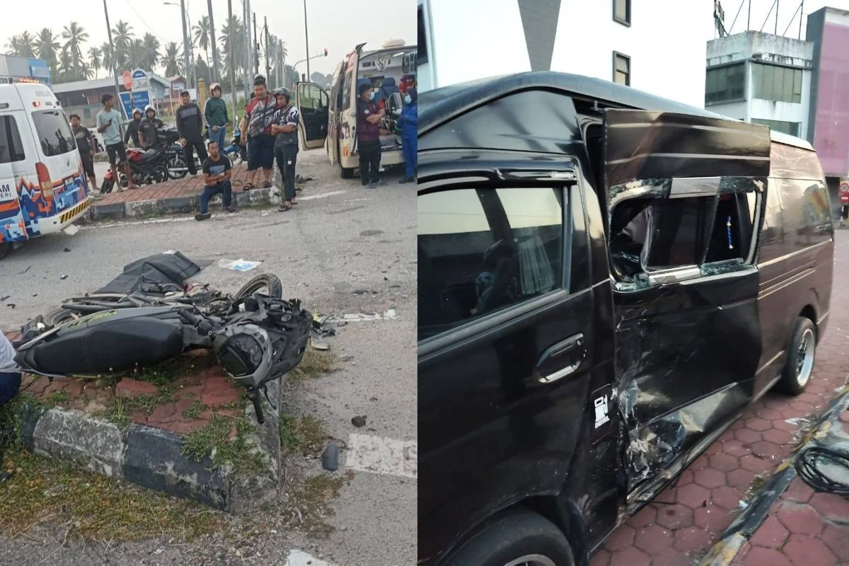 Motorcyclist killed in collision with van in Kuala Selangor