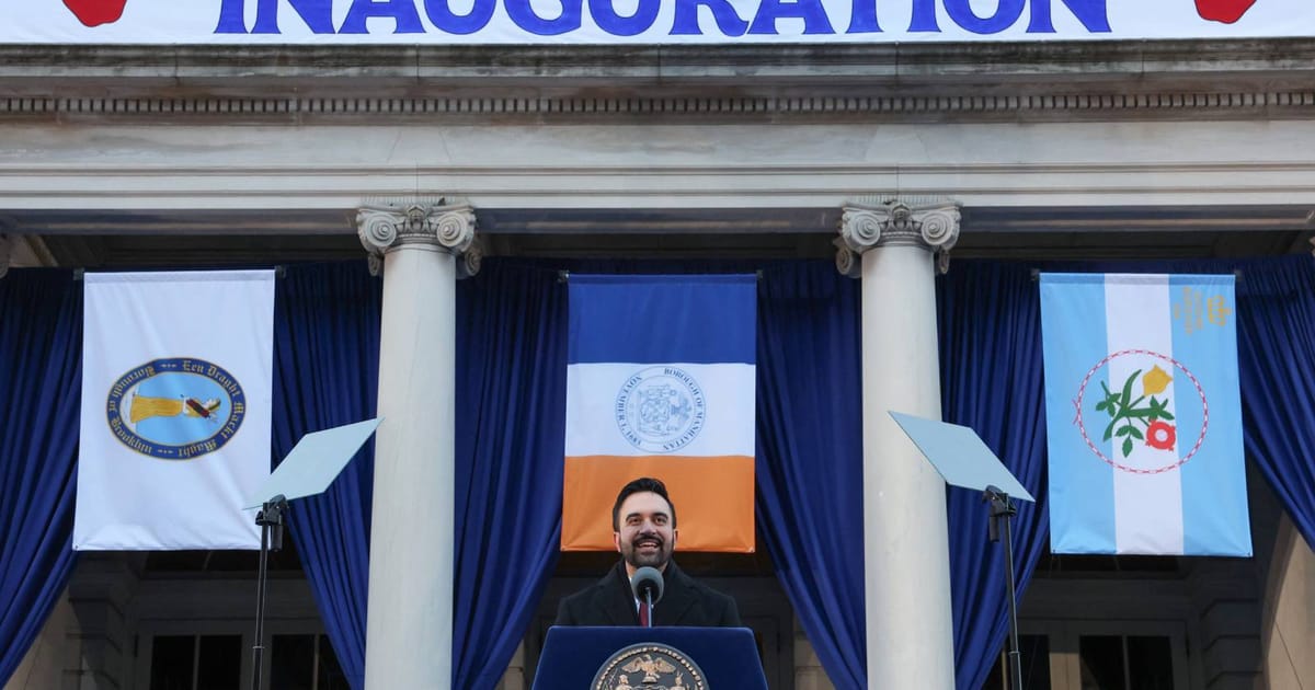 New York mayor Mamdani pledges left-wing success after taking office