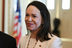 Nobel Peace Prize inseparable from laureate, award body says after Trump gets medal from Machado