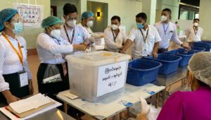 Parti pro tentera menang fasa pertama pilihan raya Myanmar