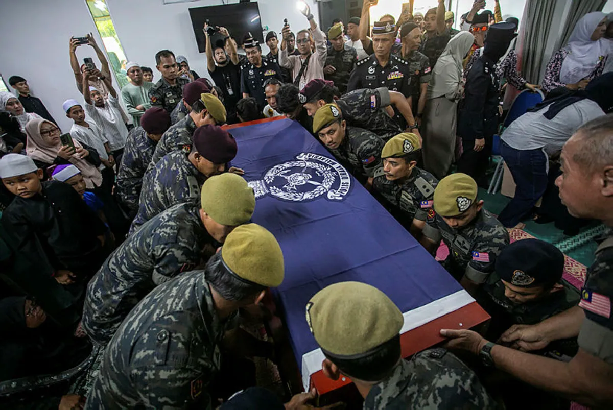 Pegawai kanan VAT 69 selamat dikebumikan di Ipoh selepas insiden latihan