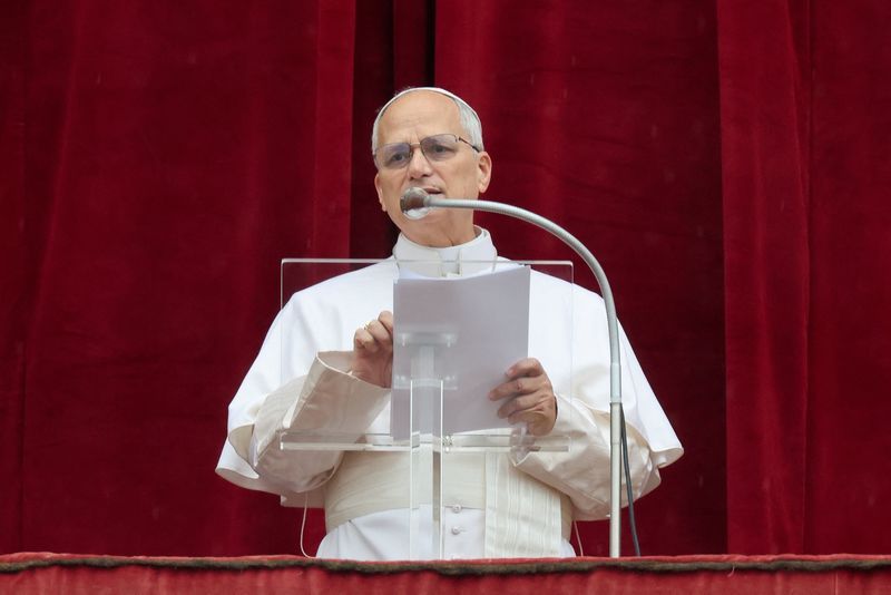 Pope Leo says civilians in Ukraine are suffering, calls for war to end