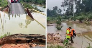 Pregnant woman among 7 rescued from Pahang bridge collapse