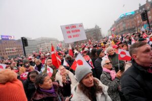 Protesters in Denmark support Greenland after Trump's takeover threat