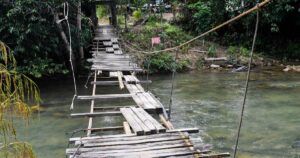 Repairs on collapsed bridge at wedding venue to begin by month-end
