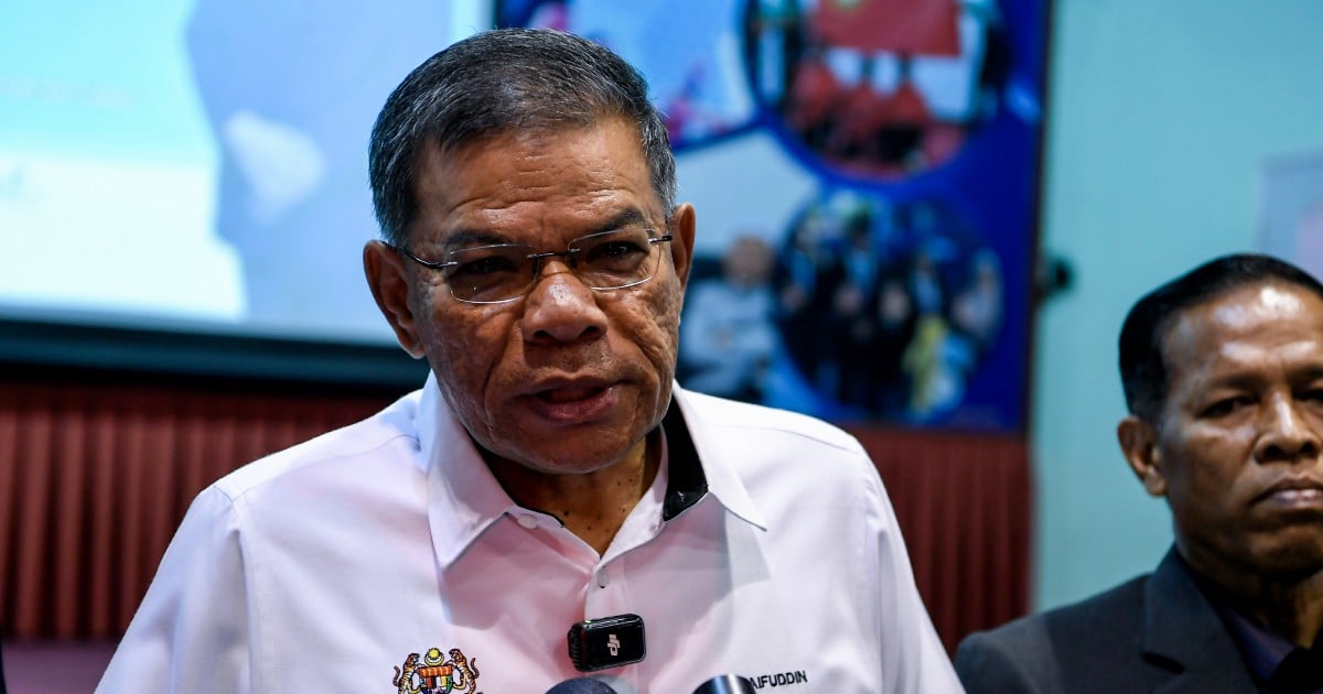 Saifuddin: PM's freeze on defence, security tenders a 'reset' for ministries