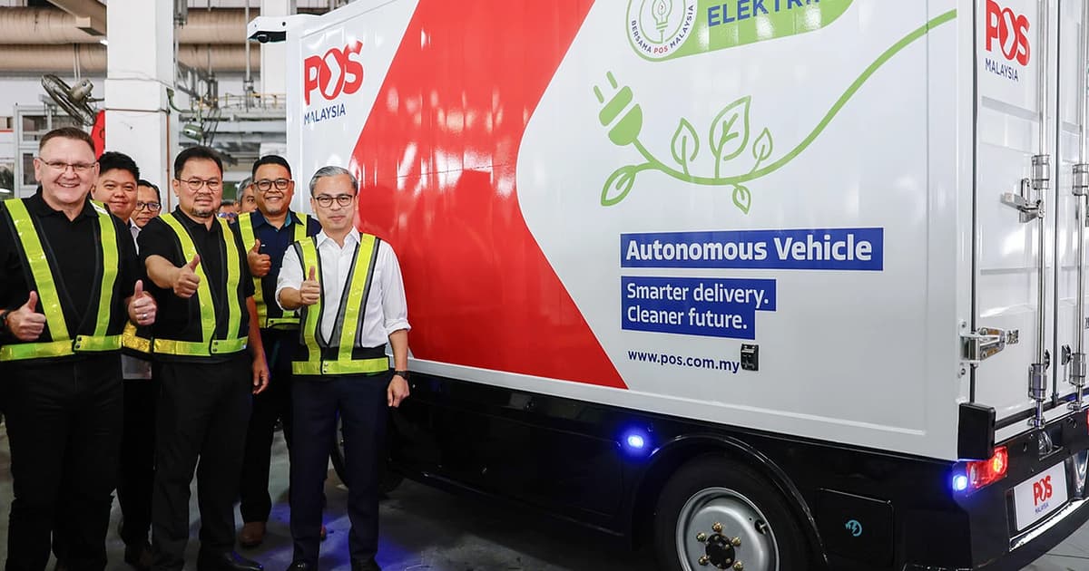 Self-driving vehicle to boost efficiency for Pos Malaysia, says Fahmi