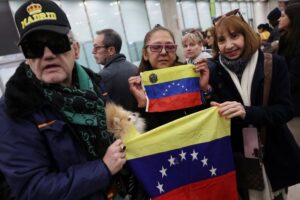 Spanish citizens released from Venezuela prison arrive in Madrid