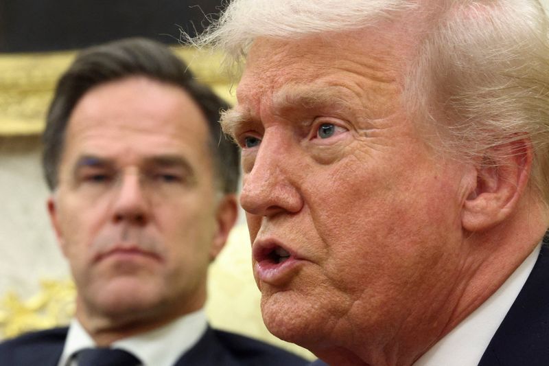 Trump says had a telephone call with NATO's Rutte concerning Greenland