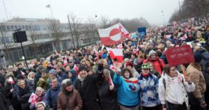 Trump says not thinking ‘purely of peace’ in Greenland push