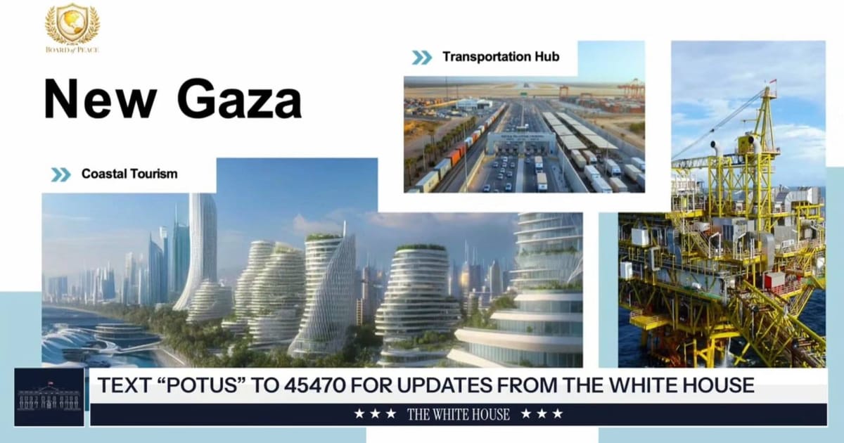 US touts ‘New Gaza’ filled with luxury real estate
