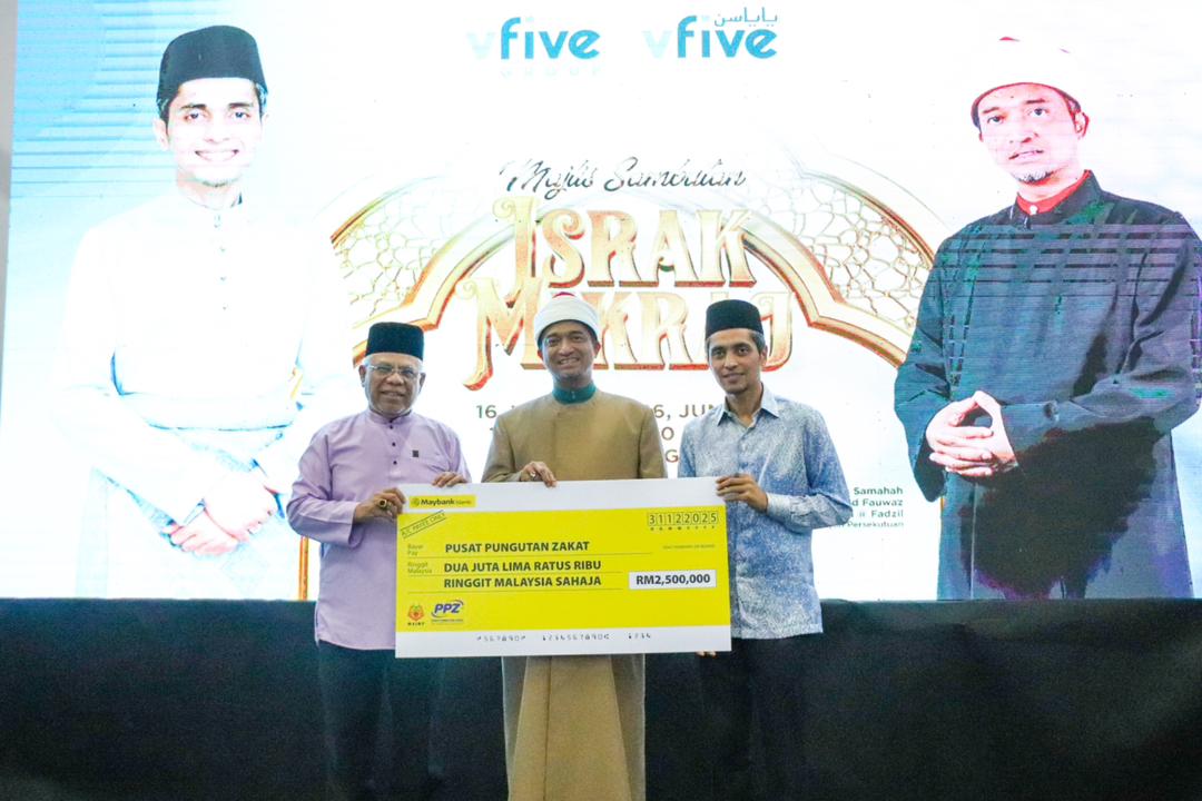 VFive Group sumbang zakat perniagaan RM2.5 juta