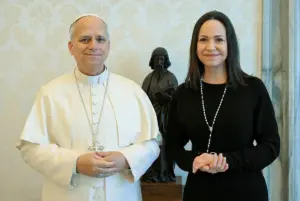 Venezuela's Machado asks Pope Leo to press for release of prisoners