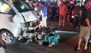 Wanita maut dirempuh van langgar lampu isyarat merah 