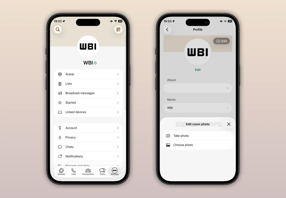 WhatsApp Membangunkan Ciri ‘Cover Photo’ Seakan Facebook Untuk Peranti iOS