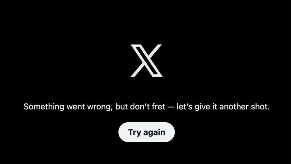 X Tidak Boleh Diakses Menerusi Web