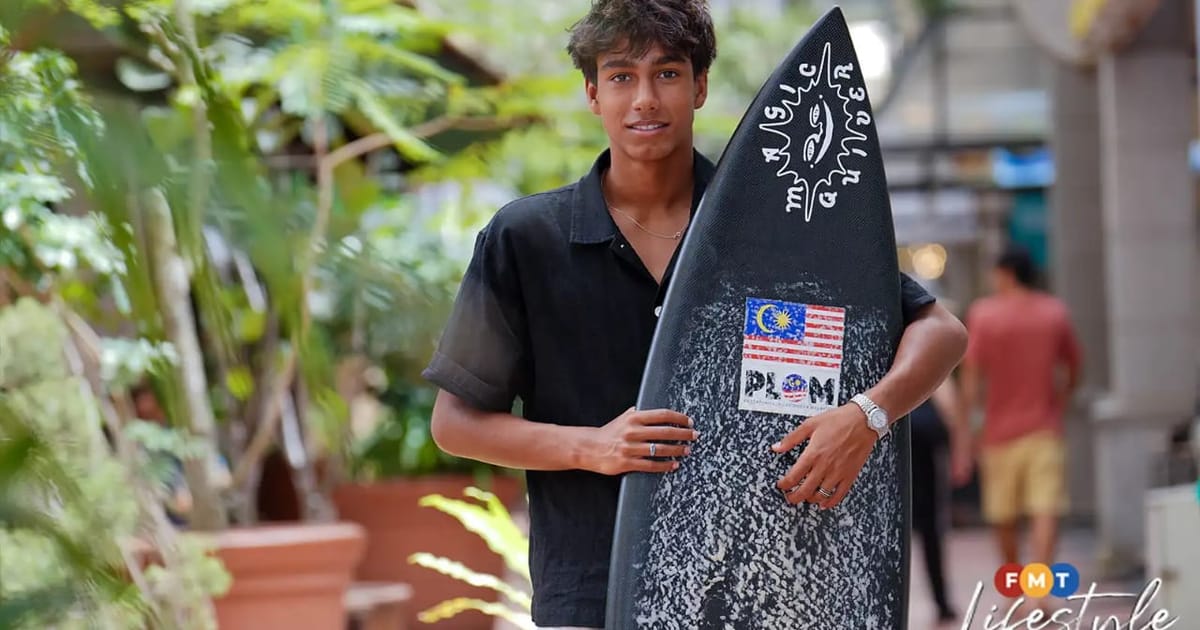 A teenage wave rider rides Malaysia’s surf rise