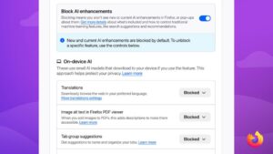 Firefox Memberikan Pengguna Pilihan Mematikan Semua Ciri AI