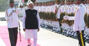 Modi accorded official welcome at Perdana Putra Complex