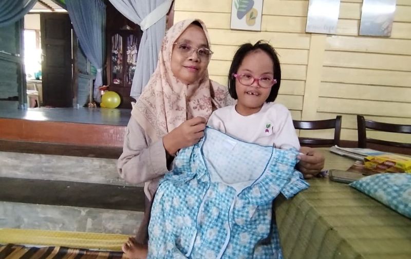 Baju tidur Anis Soffiya pengubat rindu adik istimewa