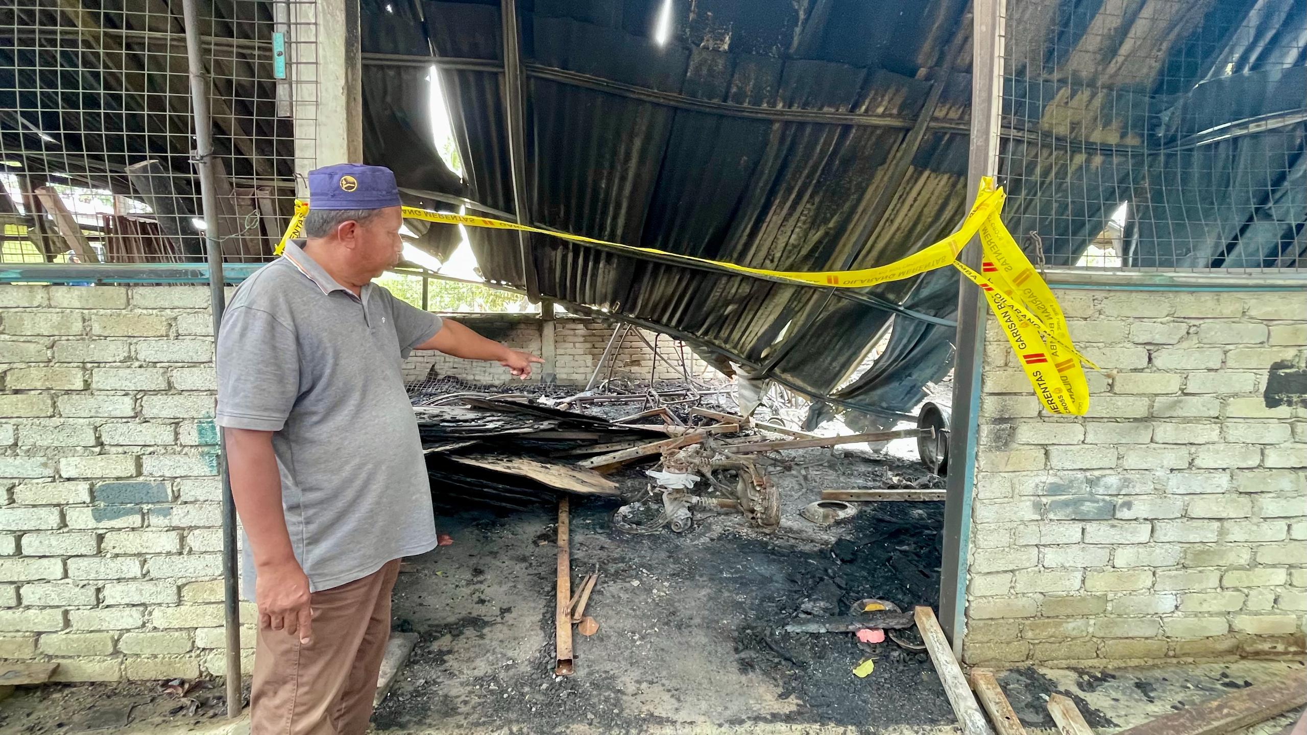 Lelaki maut kebakaran cuba padam api, selamatkan motosikal