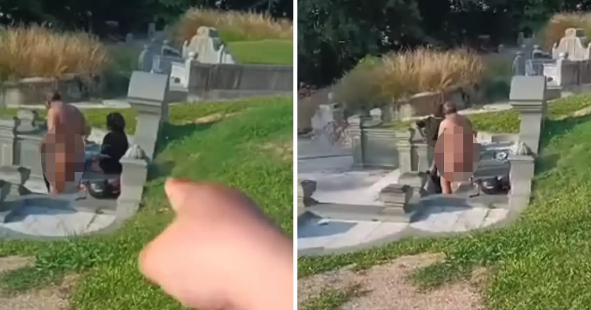 Pair nabbed over lewd acts at Chinese cemetery