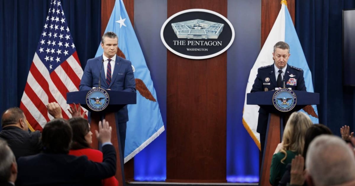 Pentagon says US not veering into a new, endless war