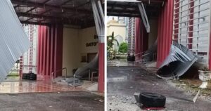 Fire station among buildings damaged in Kepala Batas thunderstorm